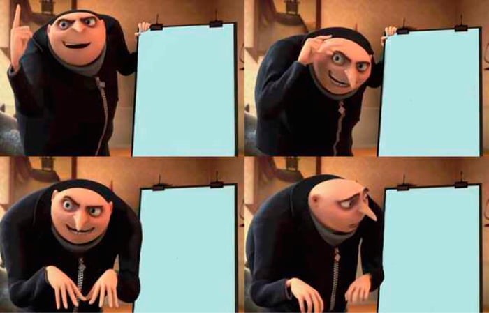Gru's Plan meme about Sensate