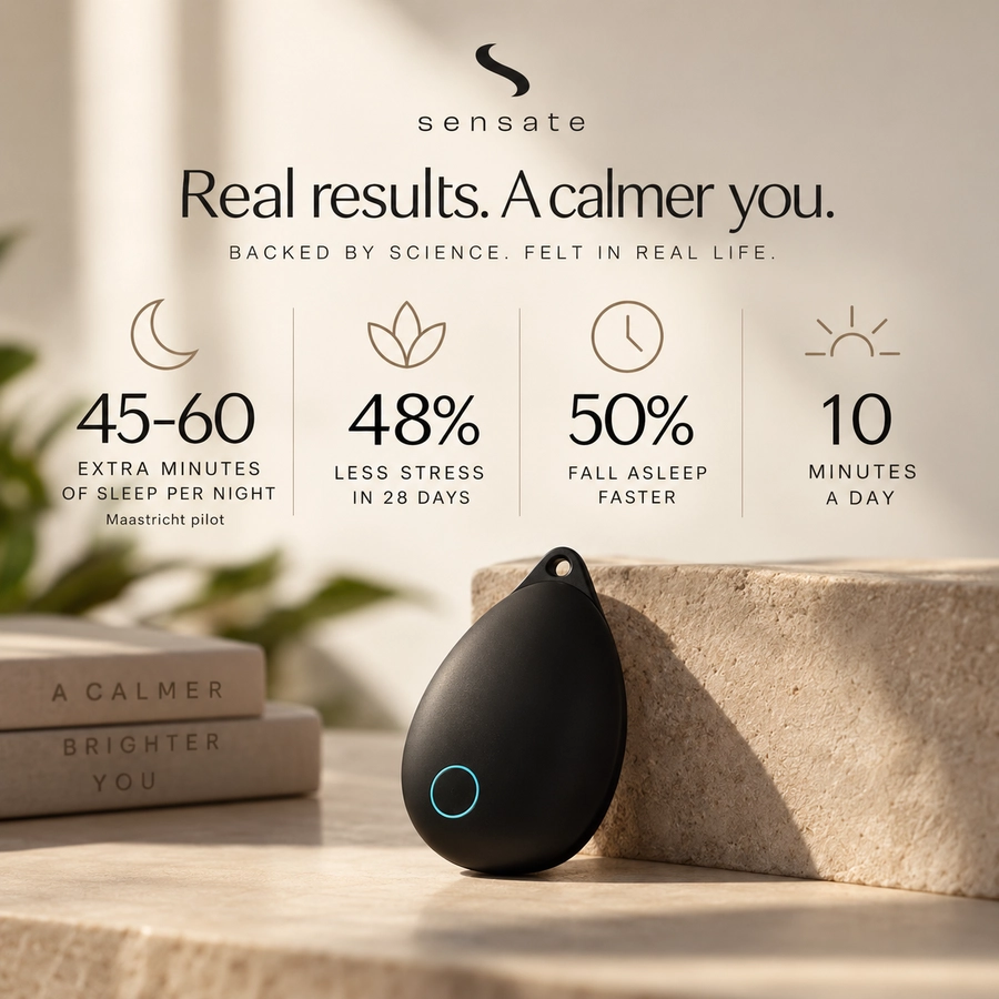 Sensate 2 — Sleep & Calm infographic